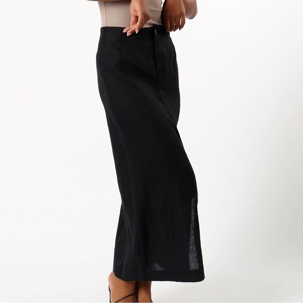 Petal & Pup Black Maxi Skirt